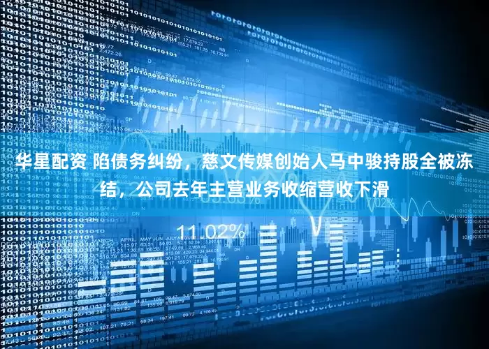 华星配资 陷债务纠纷，慈文传媒创始人马中骏持股全被冻结，公司去年主营业务收缩营收下滑